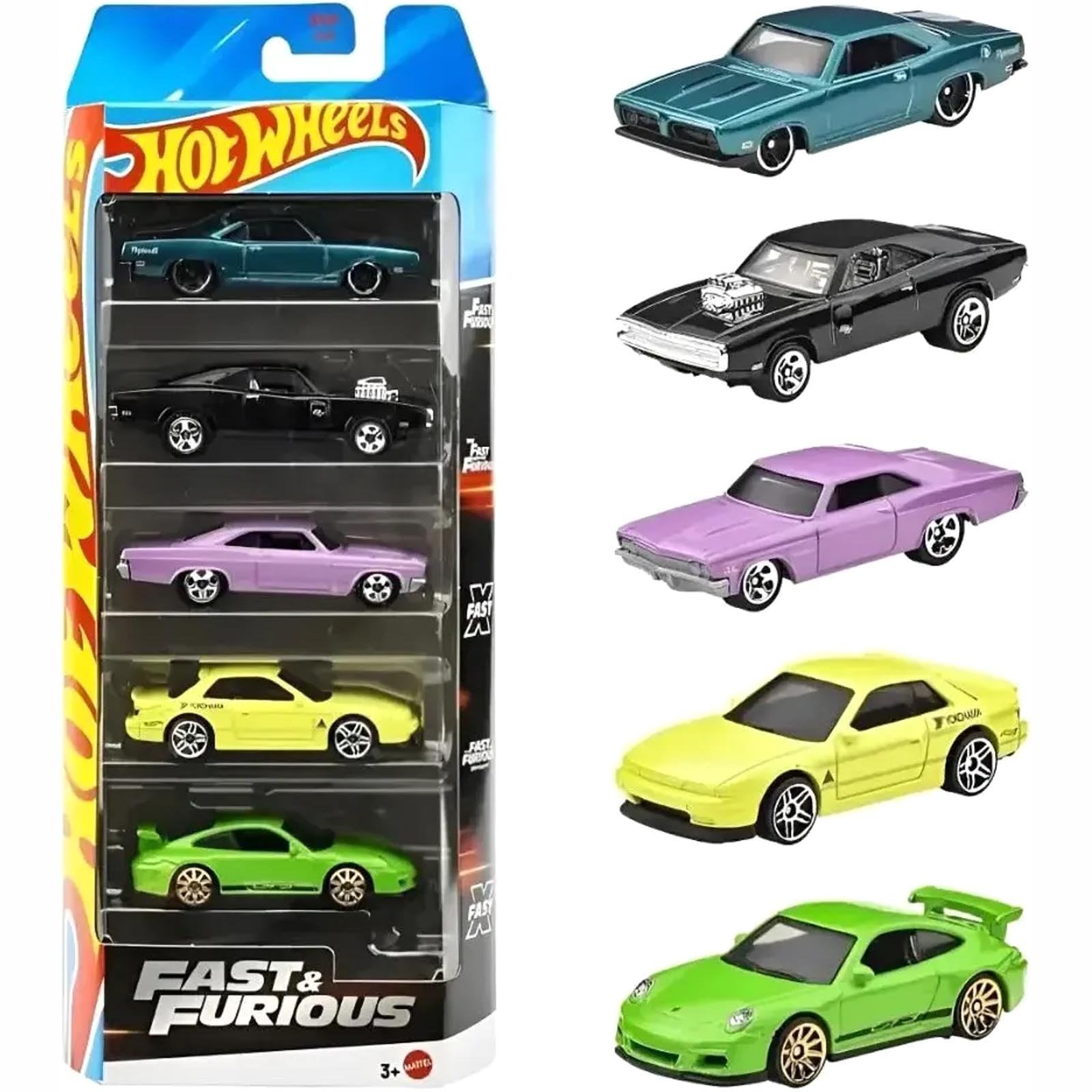 Pack 5 Hot Wheels - Velozes e Furiosos 2025 - JBJ80 | Amazon.com.br